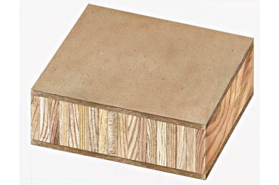 SWL Tischlerplatte Stäbchen HDF Deck 3-Lagen, Mittellage Fichte (7/Pal.)