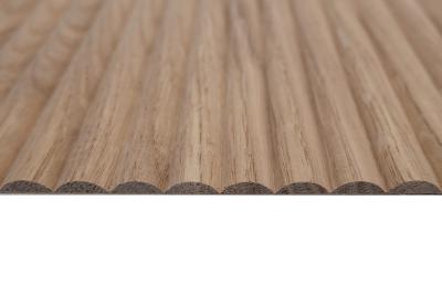 Alfa Relief Donau gefräst aus Massivholz mit Vlieskaschierung Eiche