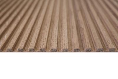 Alfa Relief Enns gefräst aus Massivholz mit Vlieskaschierung Eiche