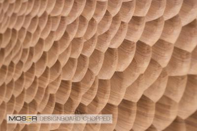 Moser 1S Designboards Nussbaum Natur Pur exklusive Optik, Qualität A/AB Chopped