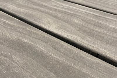 Accoya Terrassendiele grau durchgefärbt A1 beids. genutet, Sichtseite gehobelt