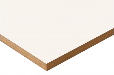 Finsa MDF schwerentflammbar B-S1,D0 16mm mit Grundierfolie weiss (36/Pal.)