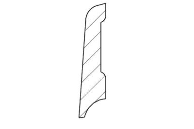 Sockelleisten Lärche natur geölt keilgezinkt 60/15/9