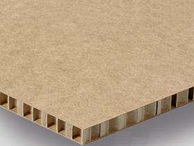 Standard Wabenplatte 2-seitig Kraftliner 300g/m2 braun natur Stärke 8 mm (128/Pal.)