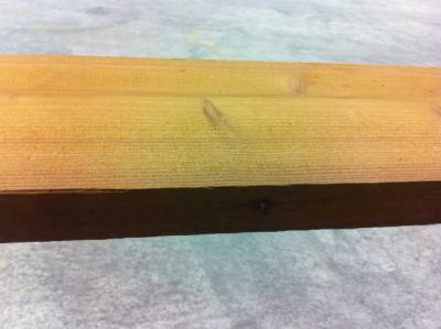 ThermoWood Fichte Schnittholz roh 32mm für Fassaden